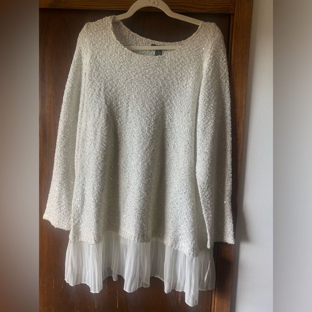 Alfani sequined sweater‎ NWT